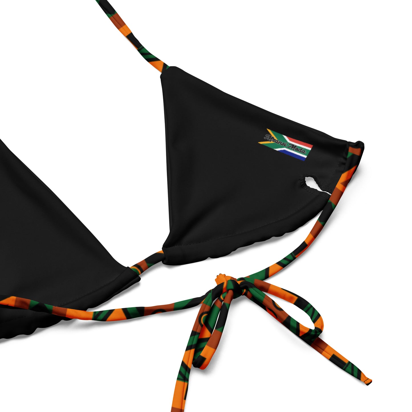 Mzansi recycled string bikini top