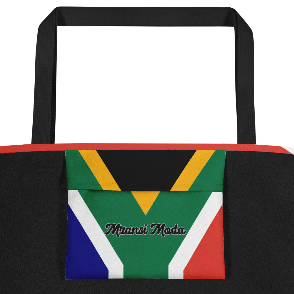 SA Flag Large Tote Bag