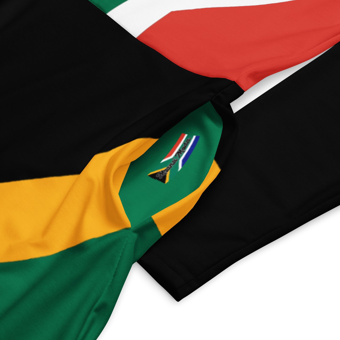 SA Flag long sleeve midi dress