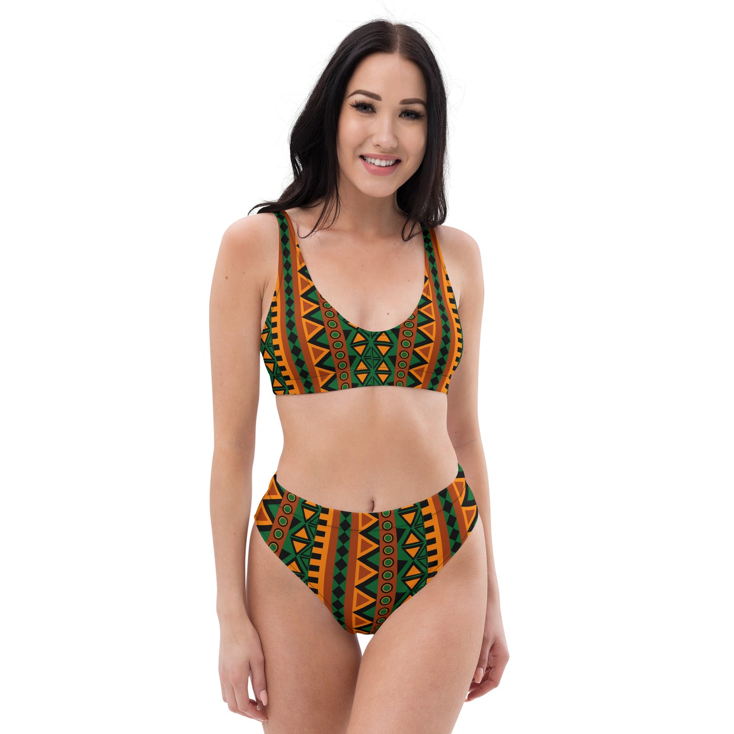 Mzansi Recycled high-waisted bikini