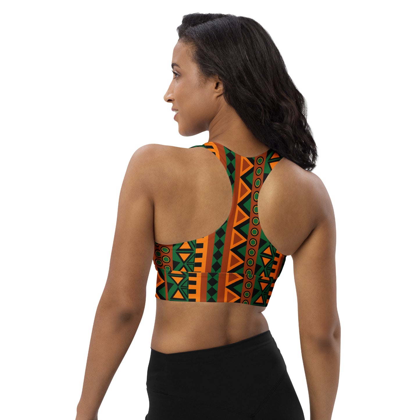 Mzansi Recycled Longline Sports Bra