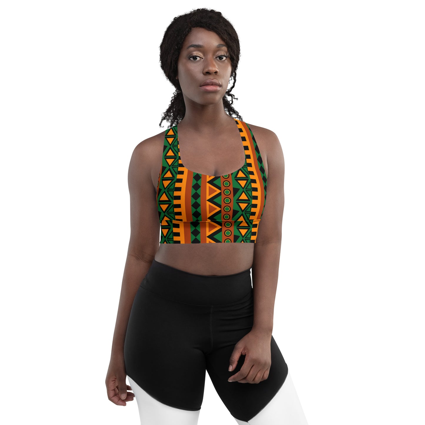 Mzansi Recycled Longline Sports Bra