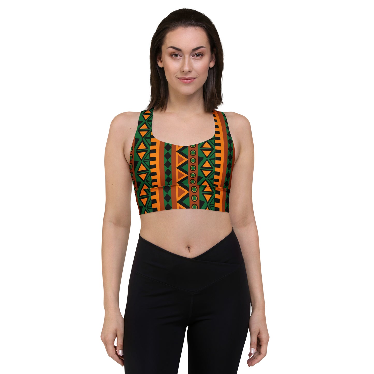 Mzansi Recycled Longline Sports Bra