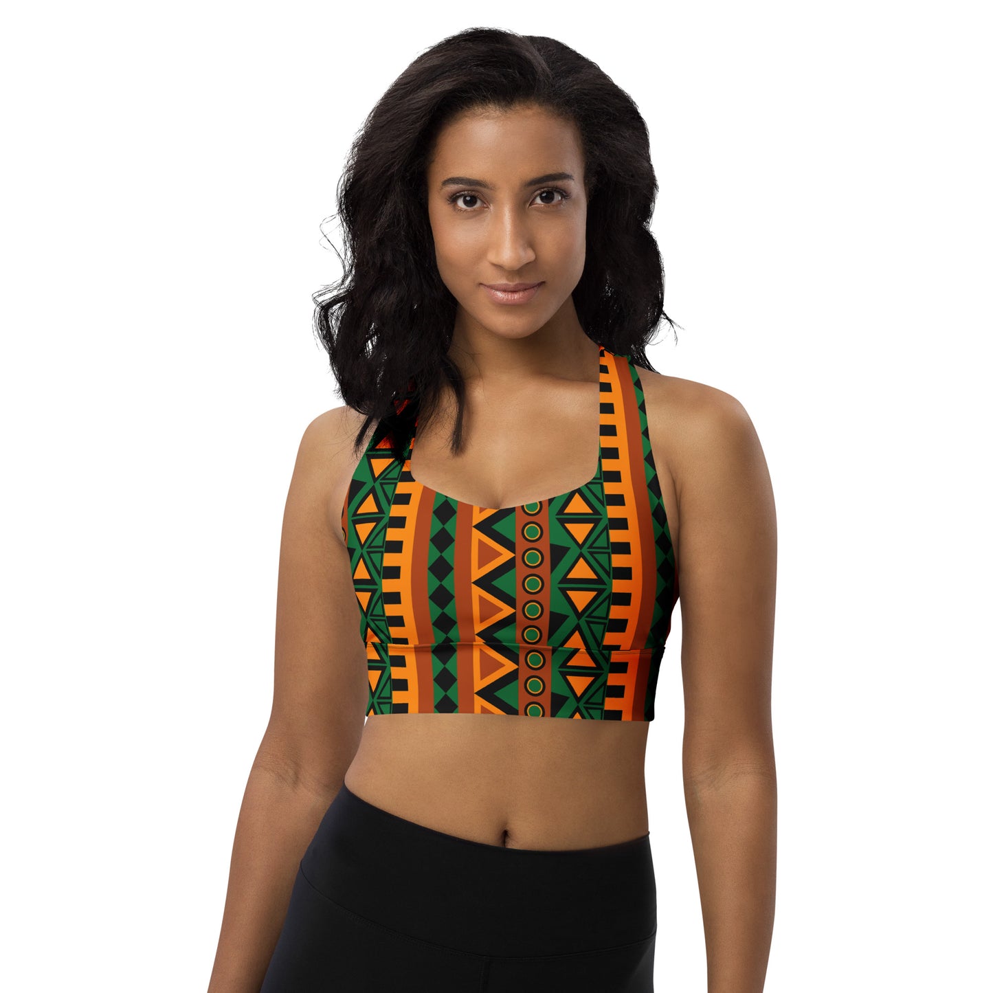 Mzansi Recycled Longline Sports Bra