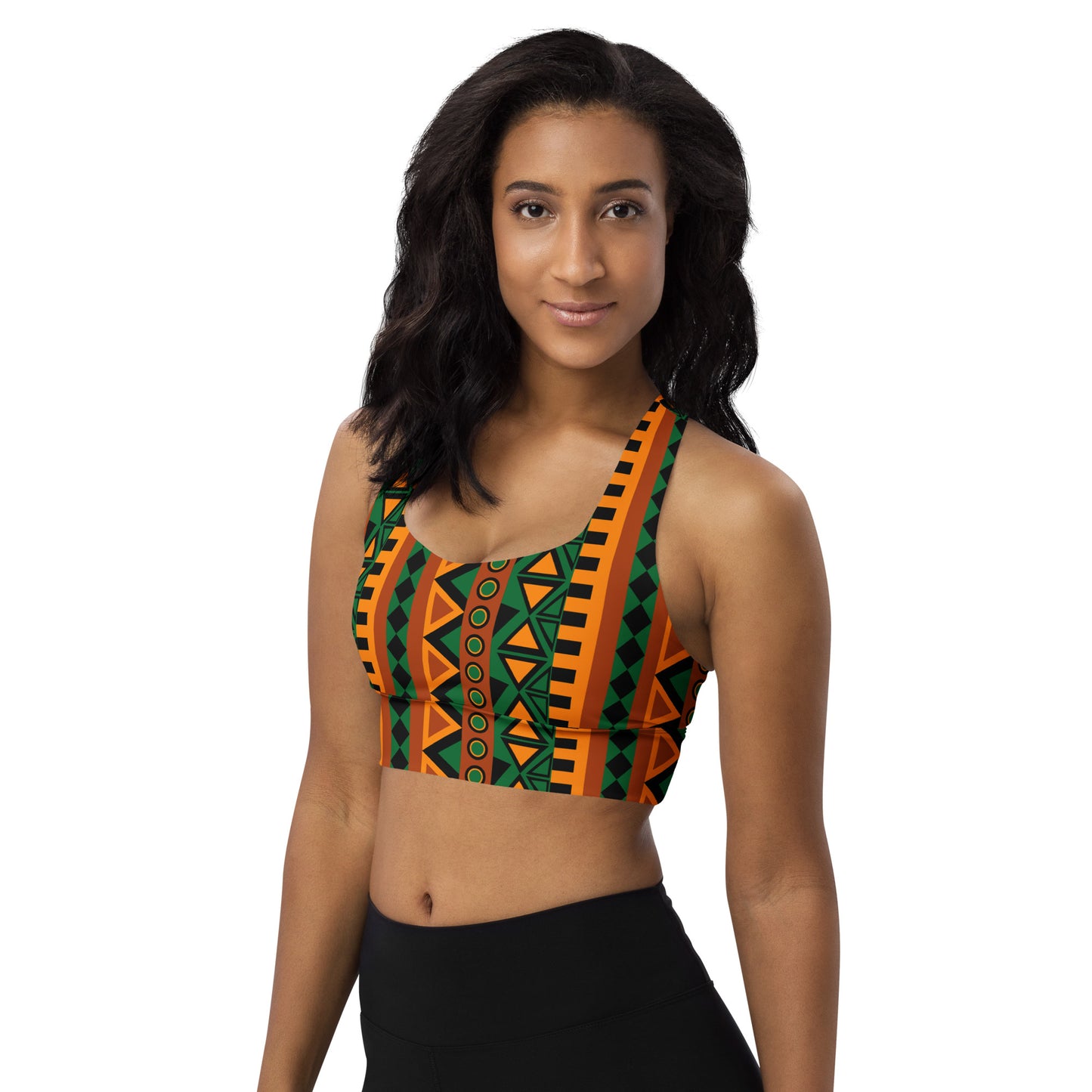 Mzansi Recycled Longline Sports Bra