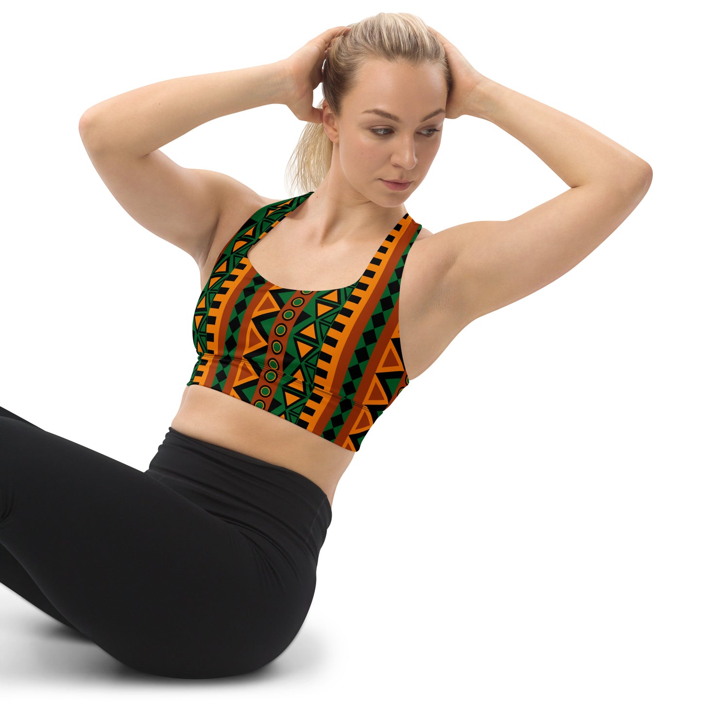 Mzansi Recycled Longline Sports Bra