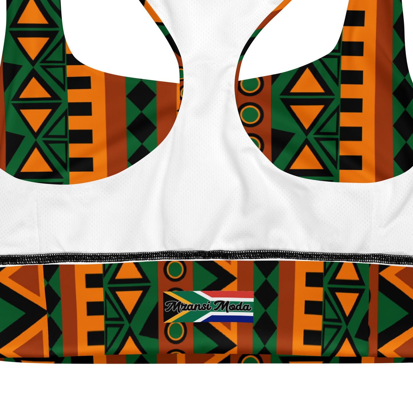 Mzansi Recycled Longline Sports Bra