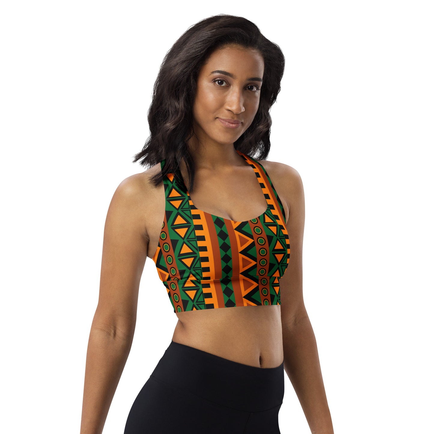 Mzansi Recycled Longline Sports Bra