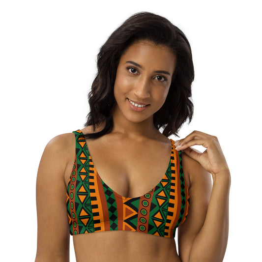 Mzansi Recycled padded bikini top