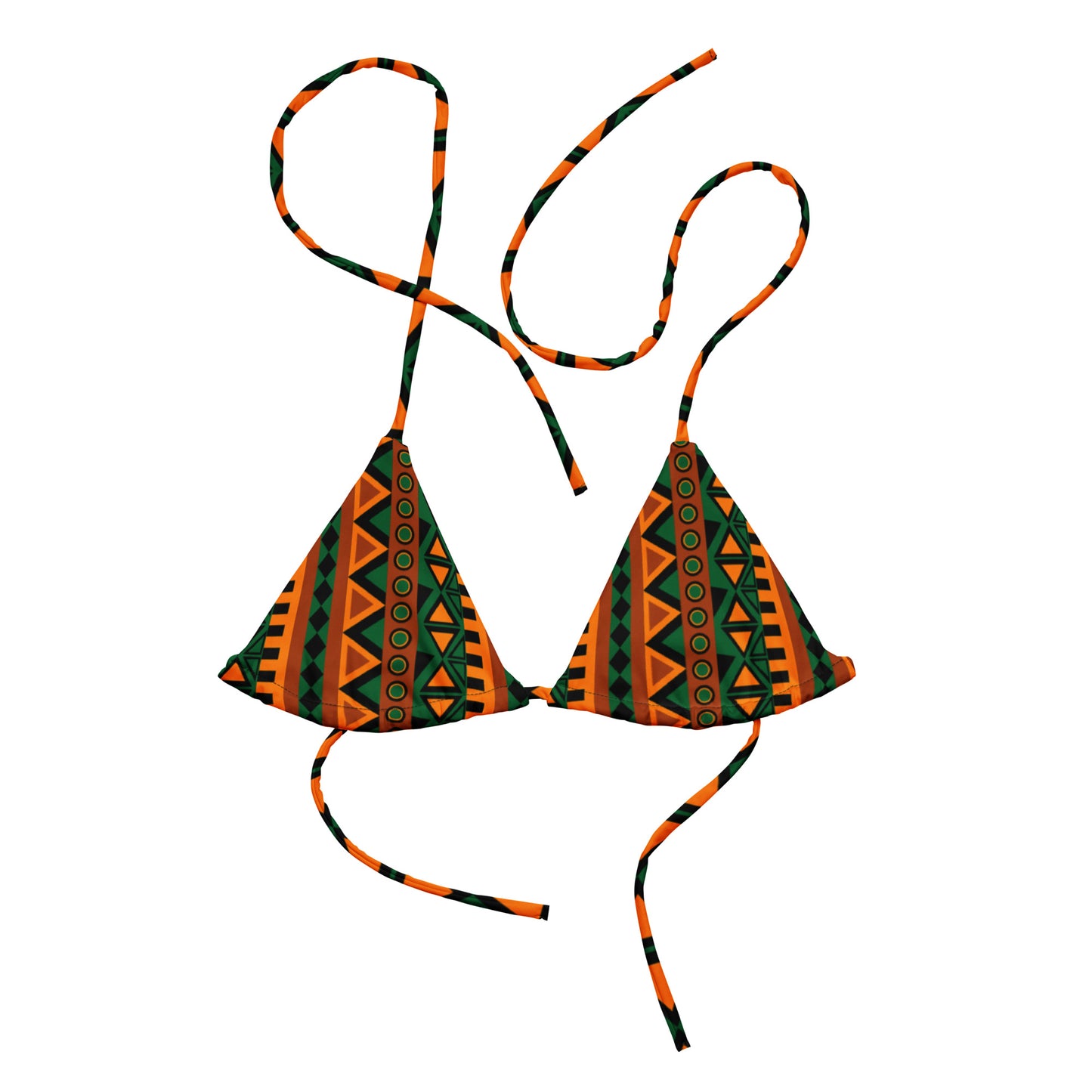 Mzansi recycled string bikini top