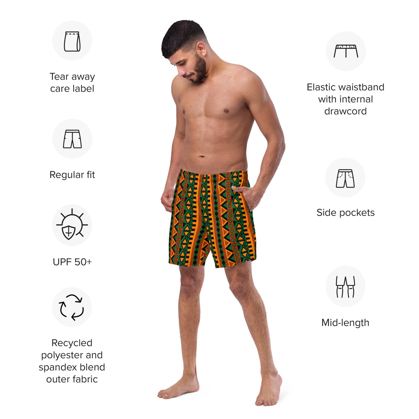 Mzansi Recycled Swim Trunks