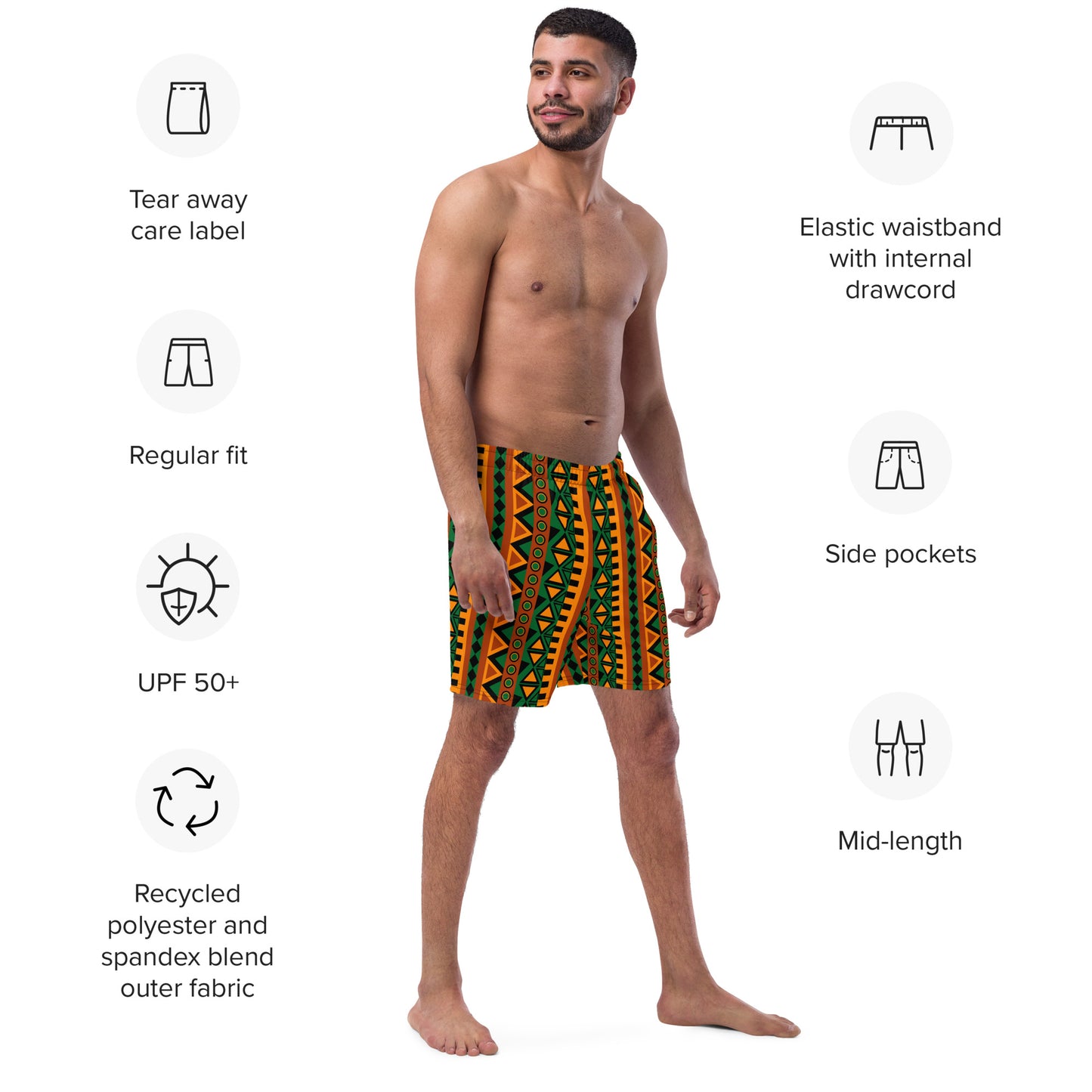 Mzansi Recycled Swim Trunks