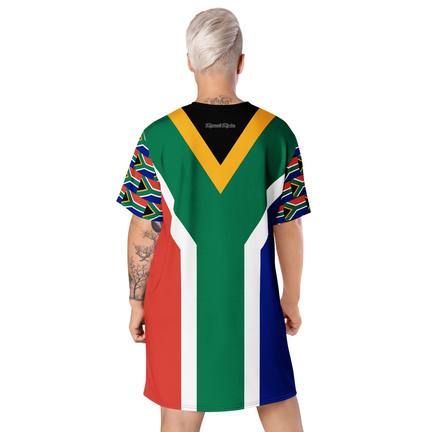 SA Flag T-shirt dress