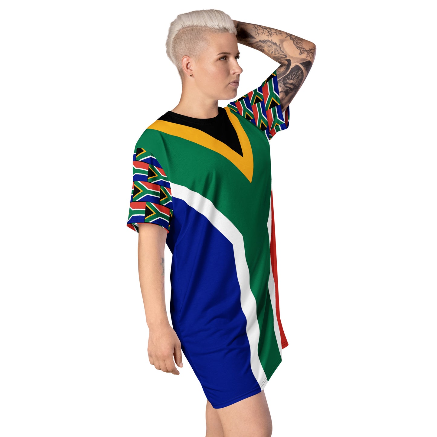 SA Flag T-shirt dress