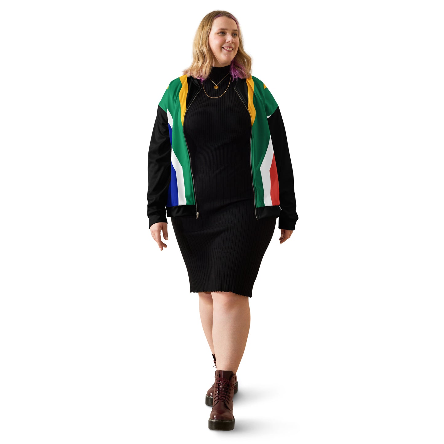 SA Flag Unisex Bomber Jacket