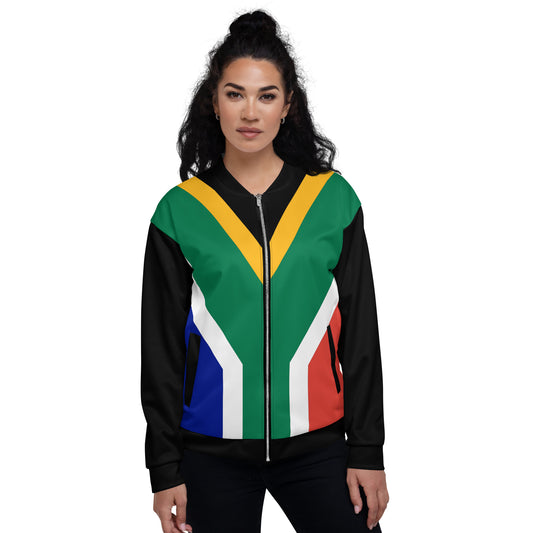 SA Flag Unisex Bomber Jacket