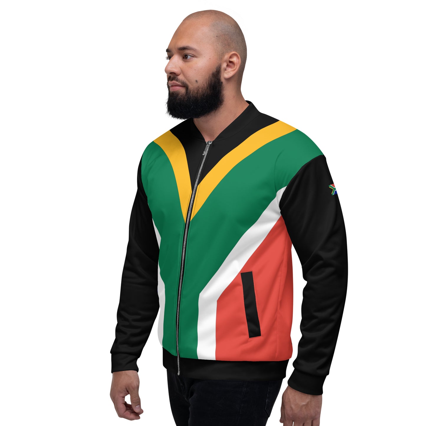 SA Flag Unisex Bomber Jacket