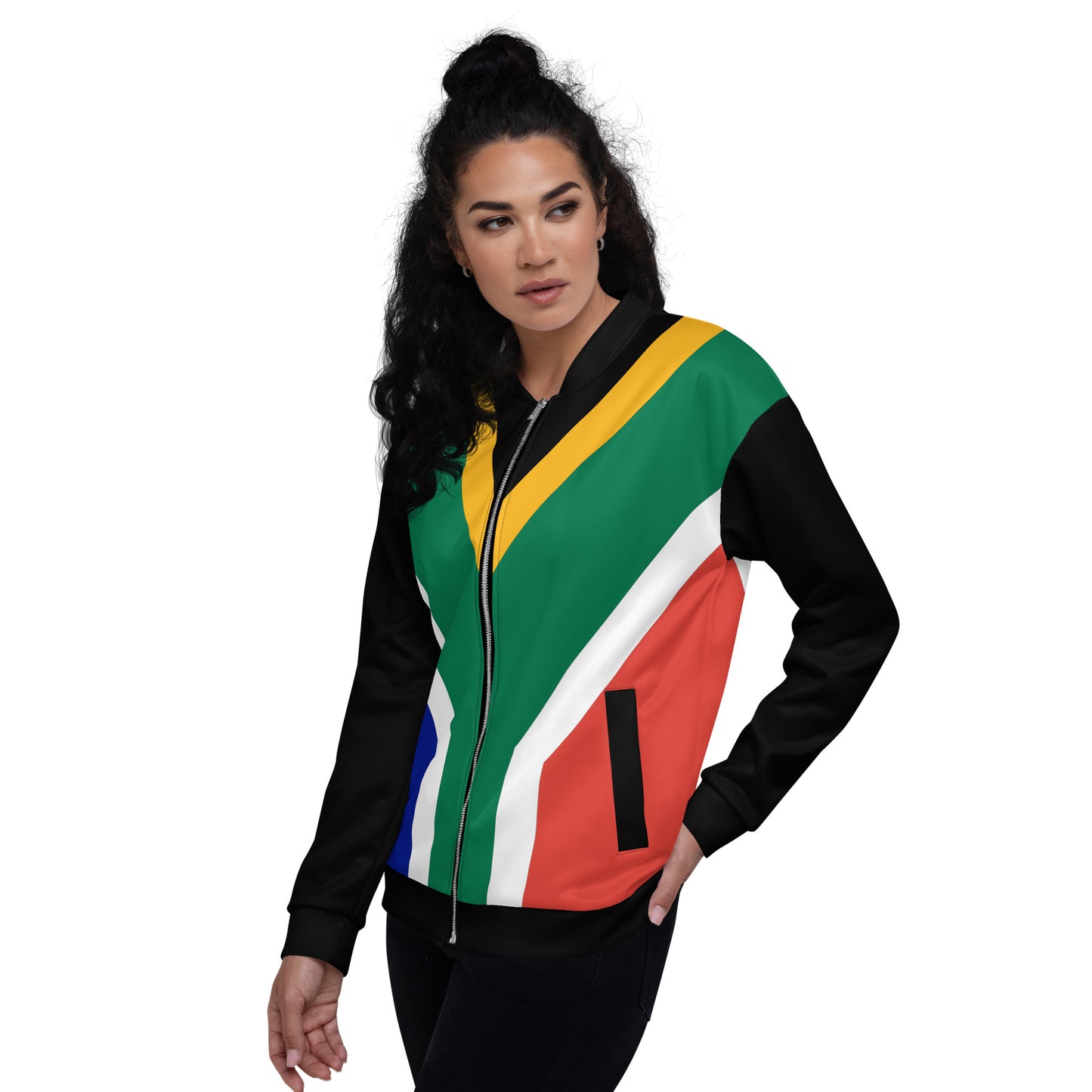 SA Flag Unisex Bomber Jacket