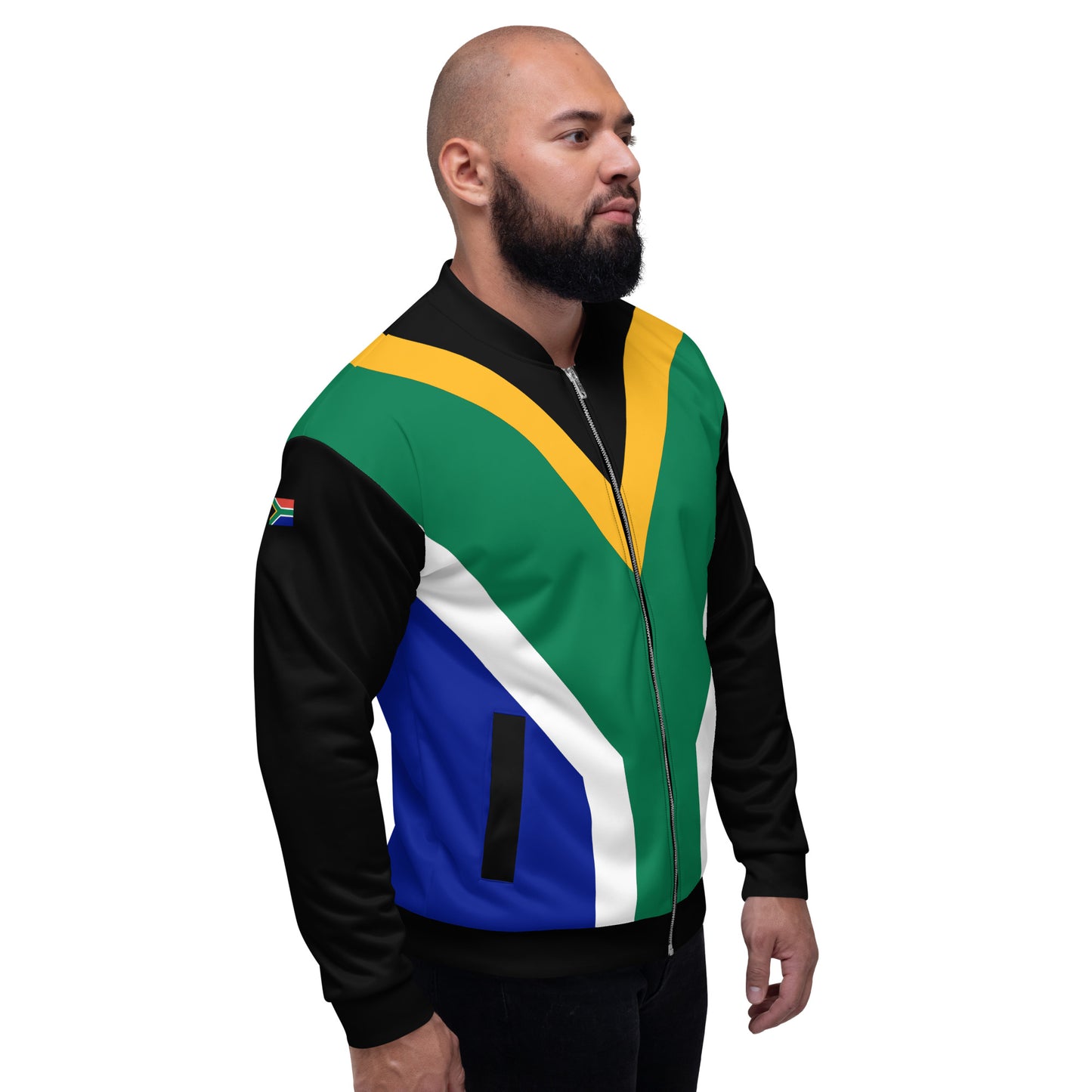 SA Flag Unisex Bomber Jacket