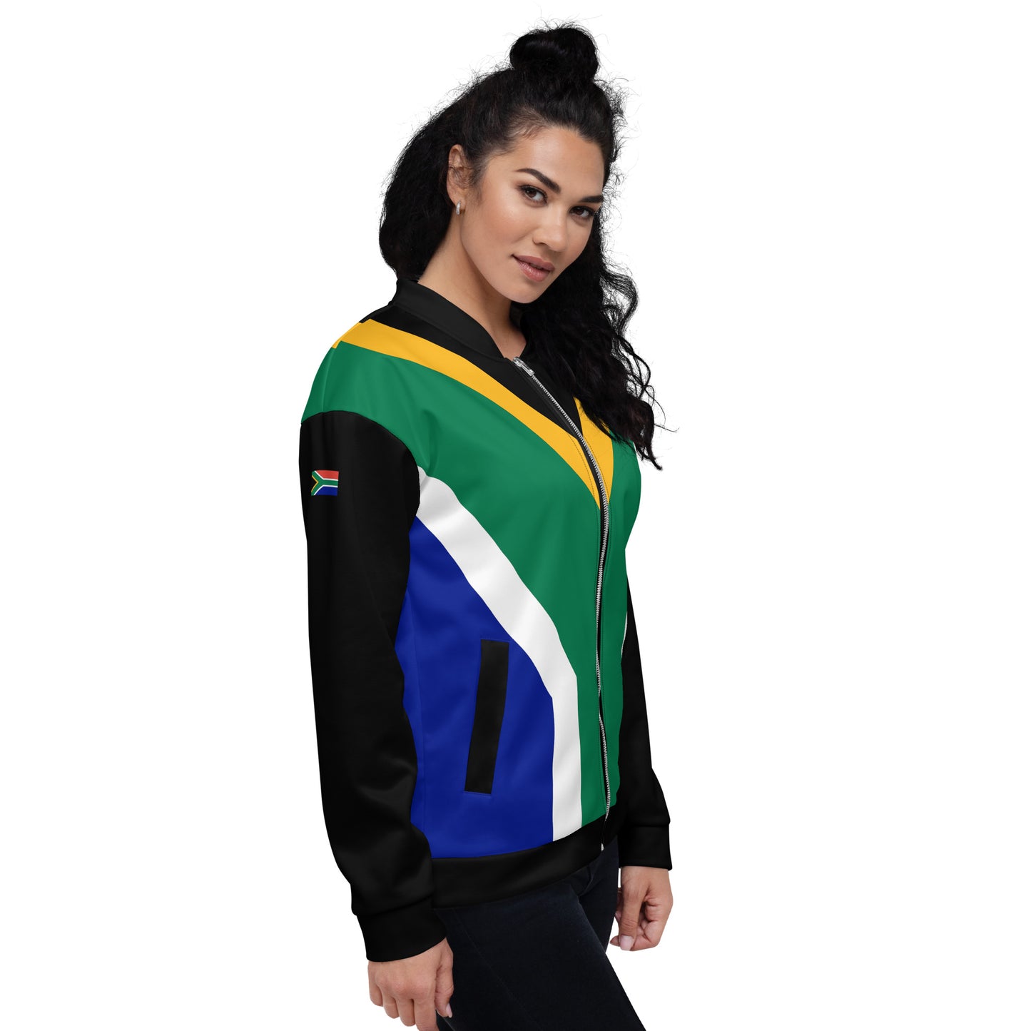 SA Flag Unisex Bomber Jacket