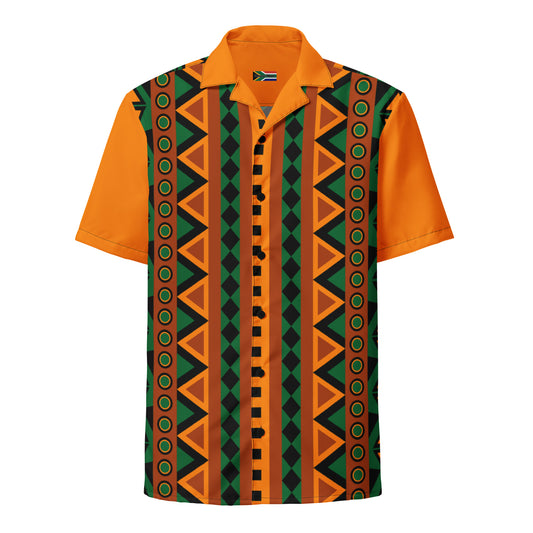 Mzansi Unisex button shirt