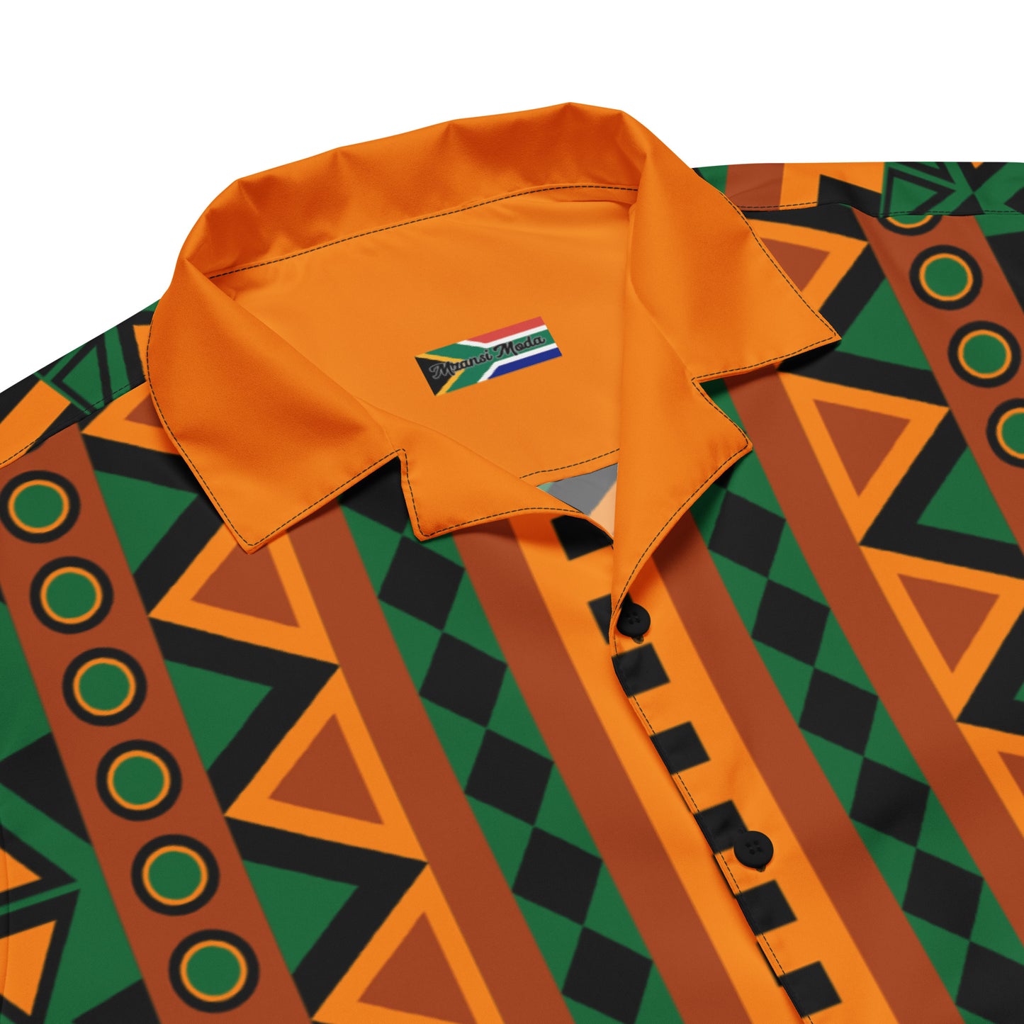 Mzansi Unisex button shirt