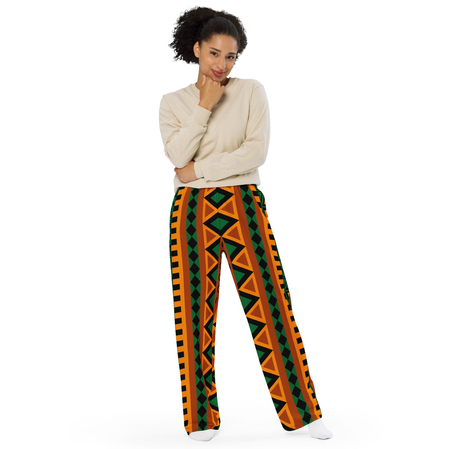 Mzansi unisex wide-leg pants