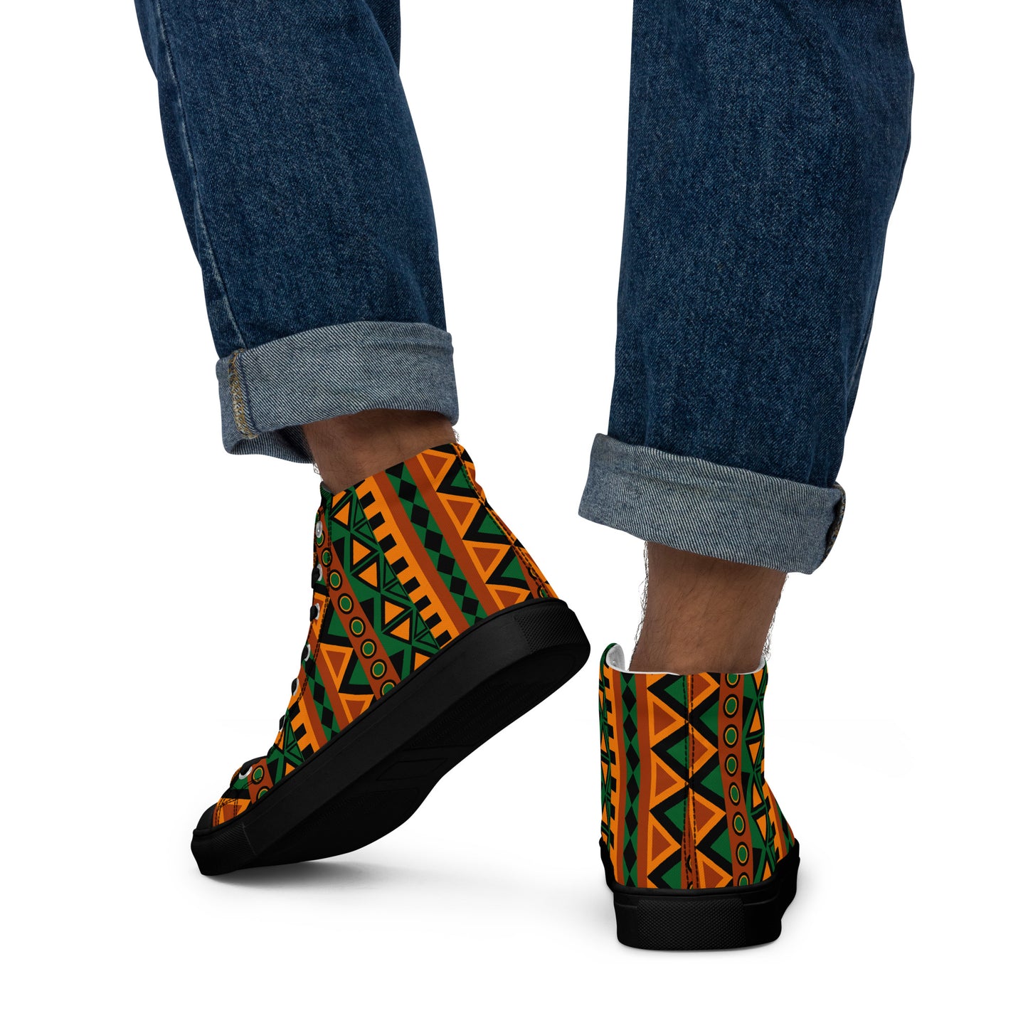 Mzansi Men’s high top canvas shoes