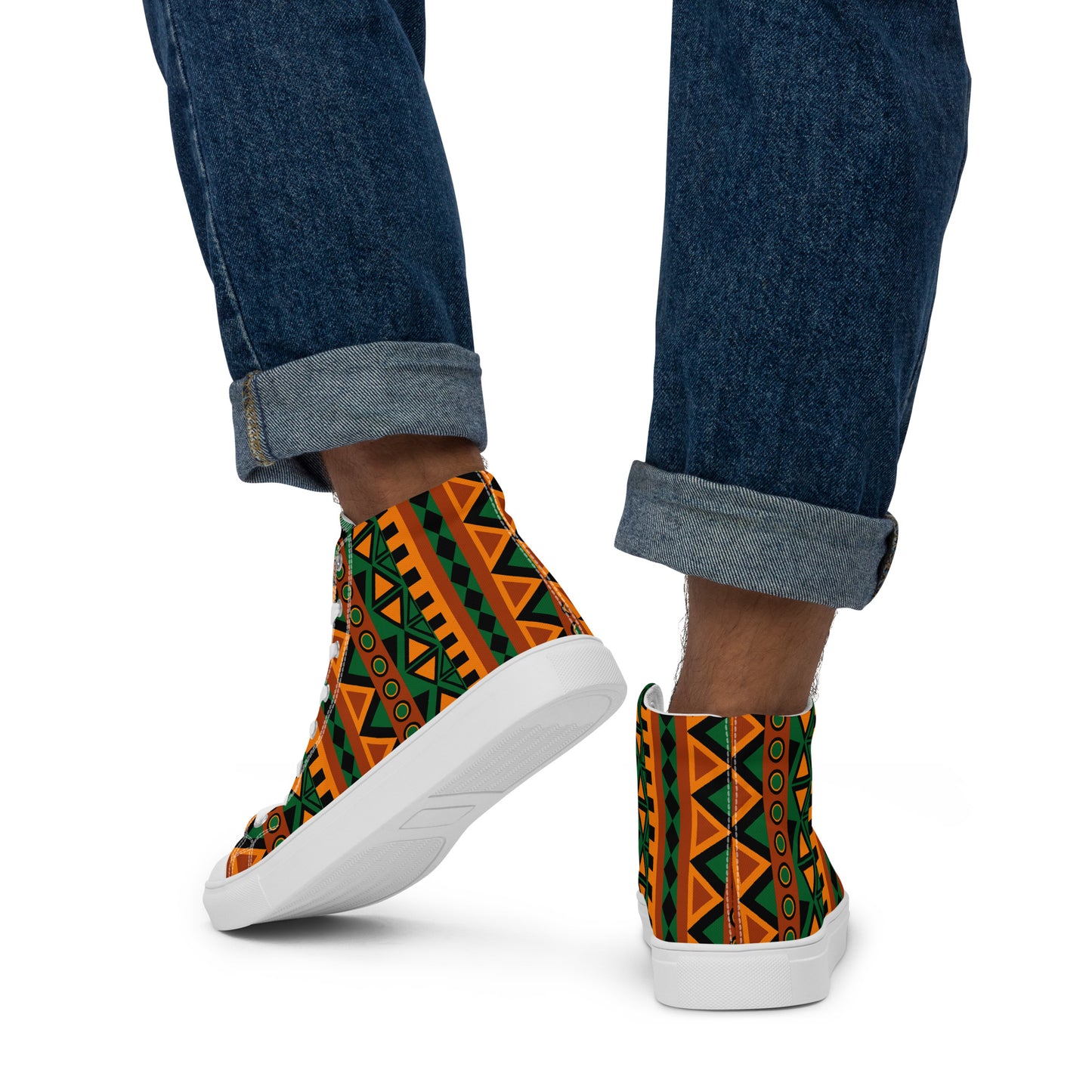 Mzansi Men’s high top canvas shoes