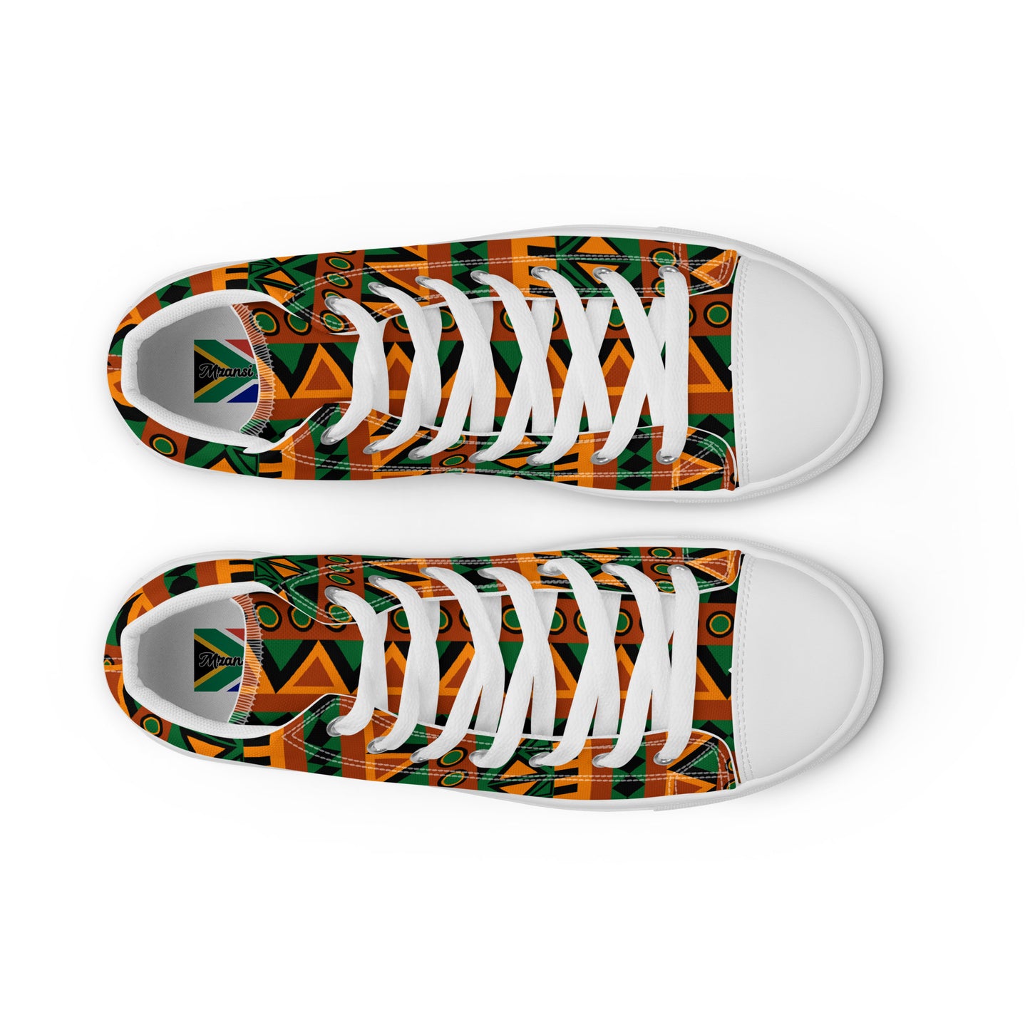 Mzansi Men’s high top canvas shoes