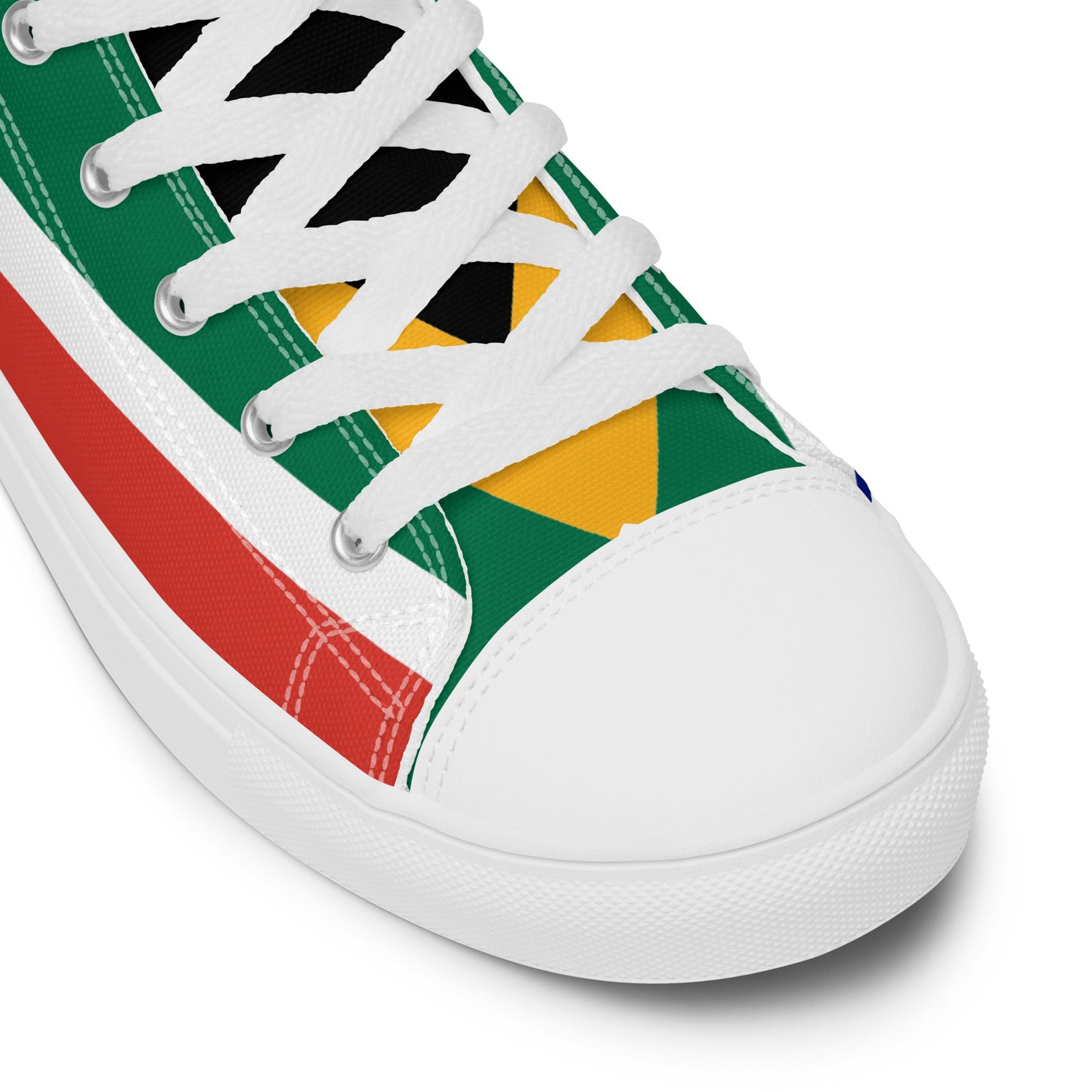SA Flag Men’s high top canvas shoes