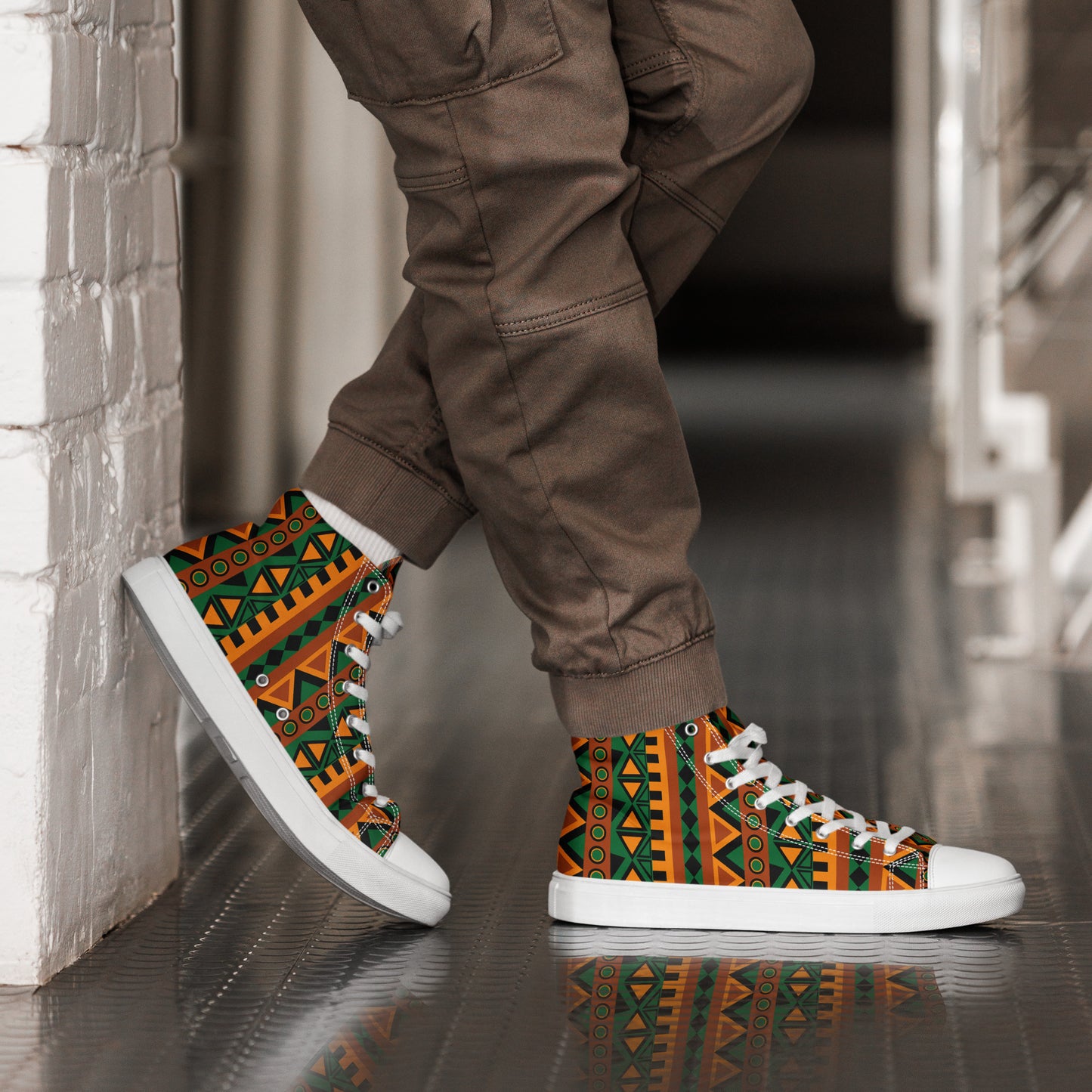 Mzansi Men’s high top canvas shoes