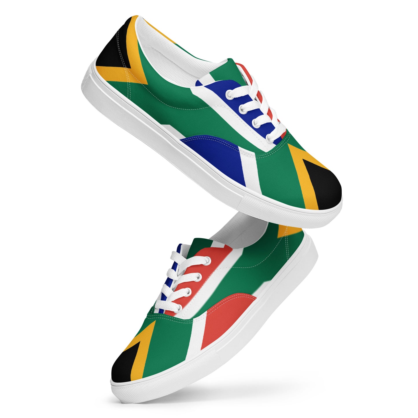 SA Flag Men’s lace-up canvas shoes