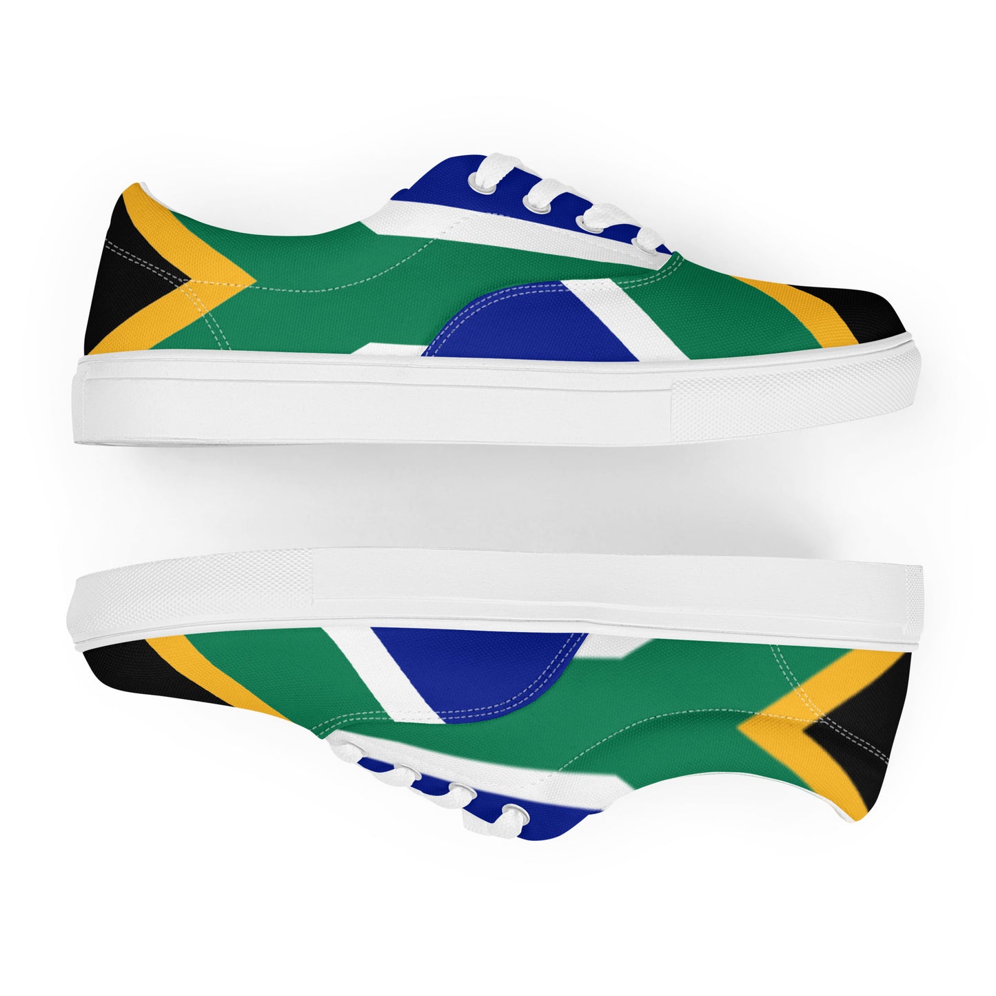 SA Flag Men’s lace-up canvas shoes