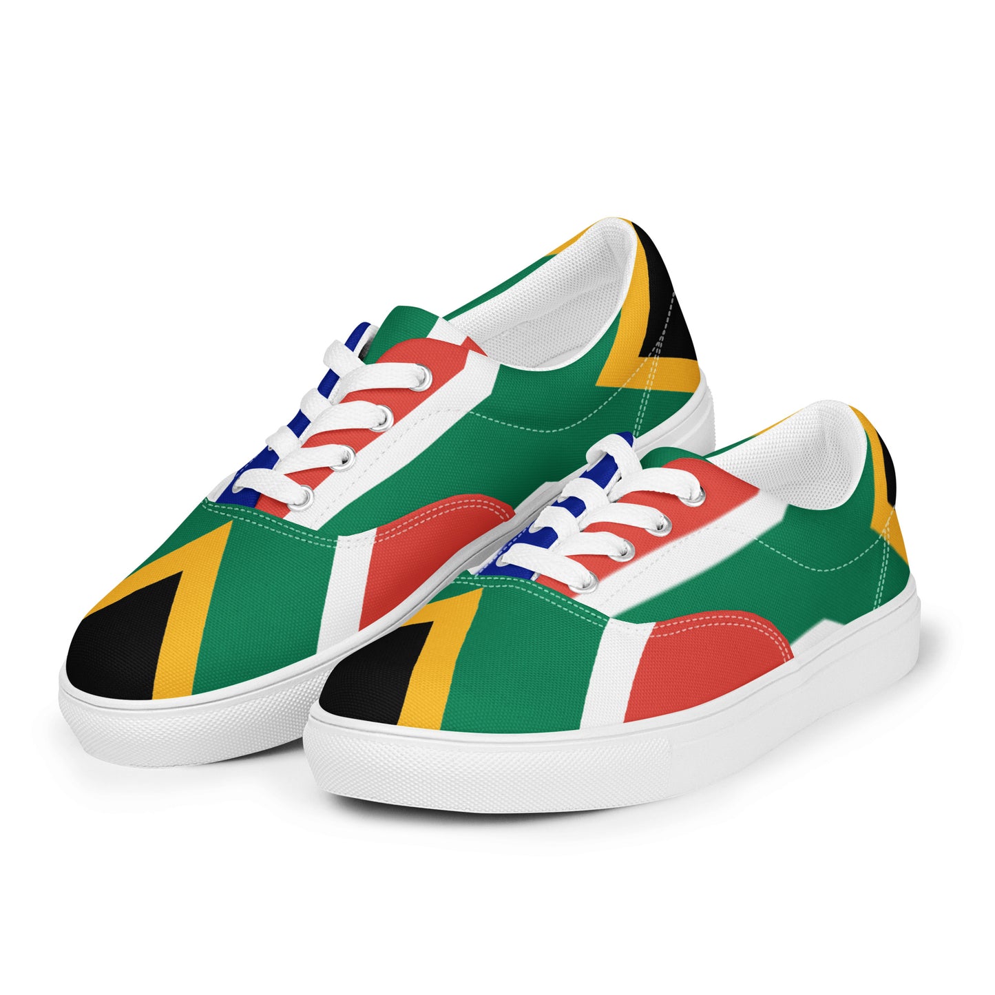 SA Flag Men’s lace-up canvas shoes