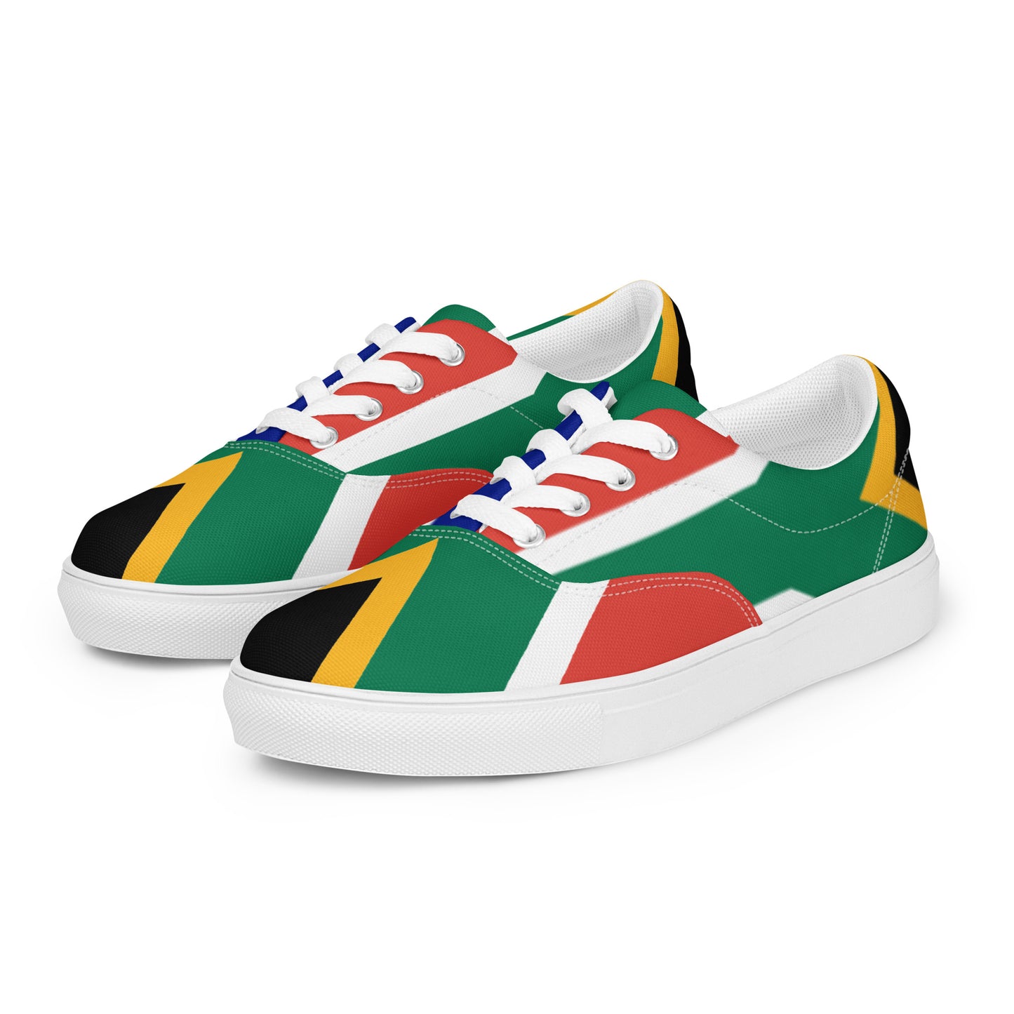 SA Flag Men’s lace-up canvas shoes