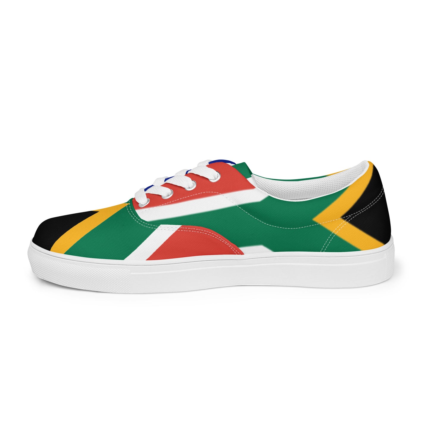 SA Flag Men’s lace-up canvas shoes