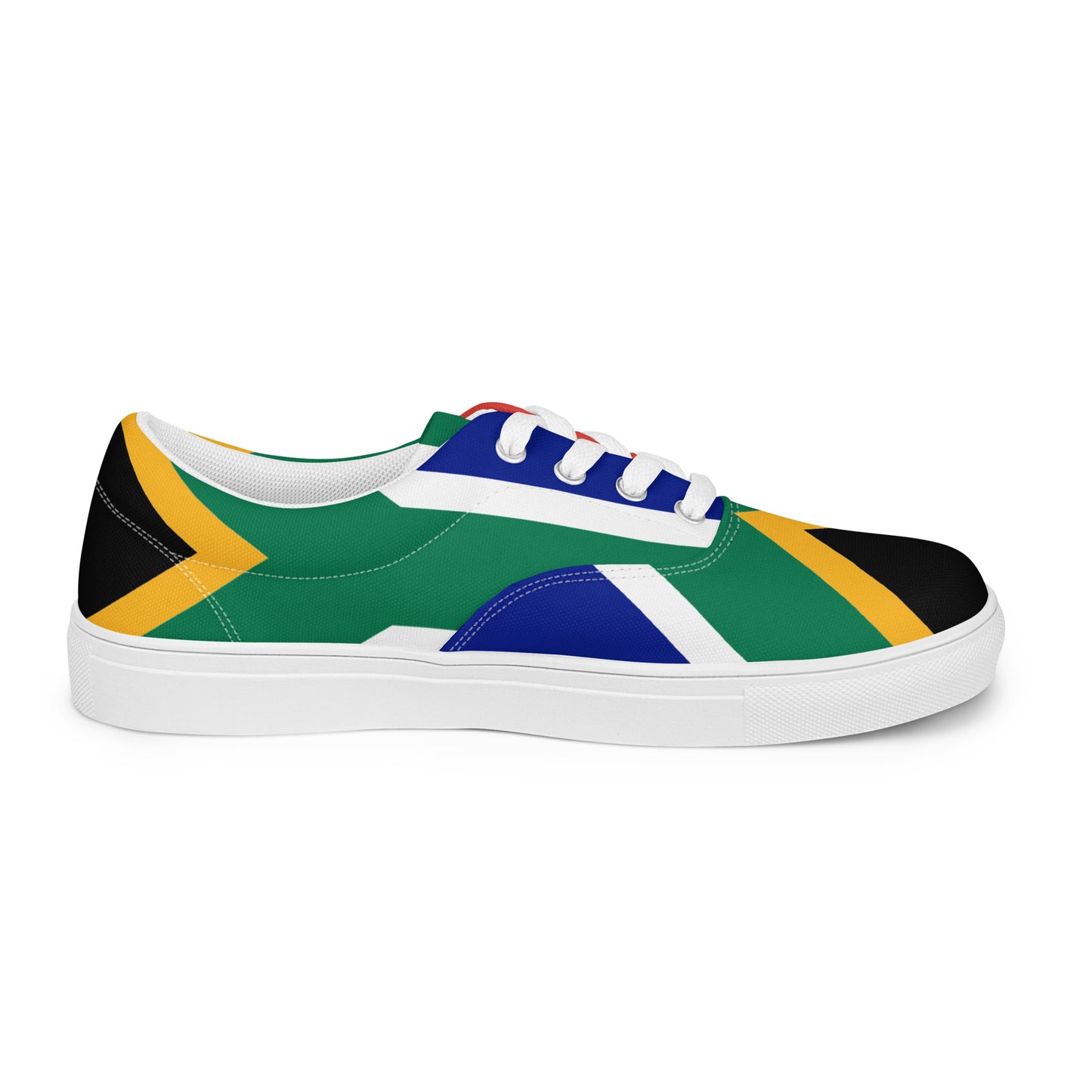 SA Flag Men’s lace-up canvas shoes