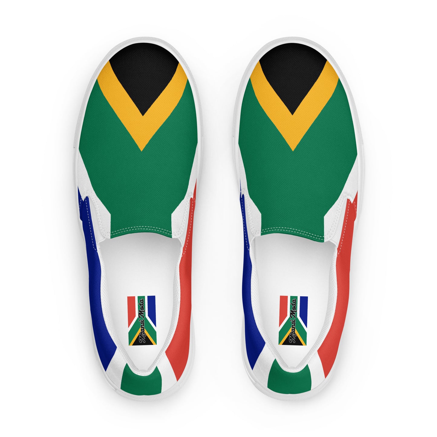 SA Flag Men’s slip-on canvas shoes