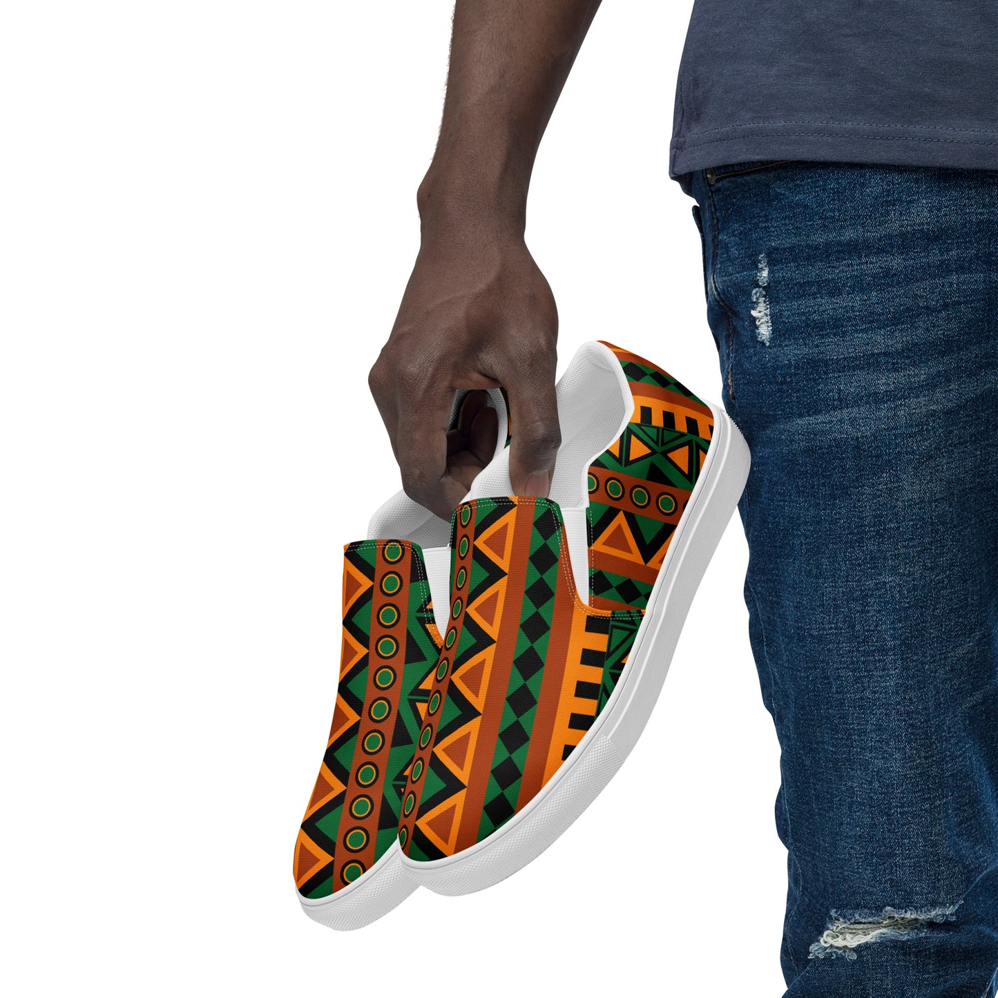 Mzansi Men’s slip-on canvas shoes