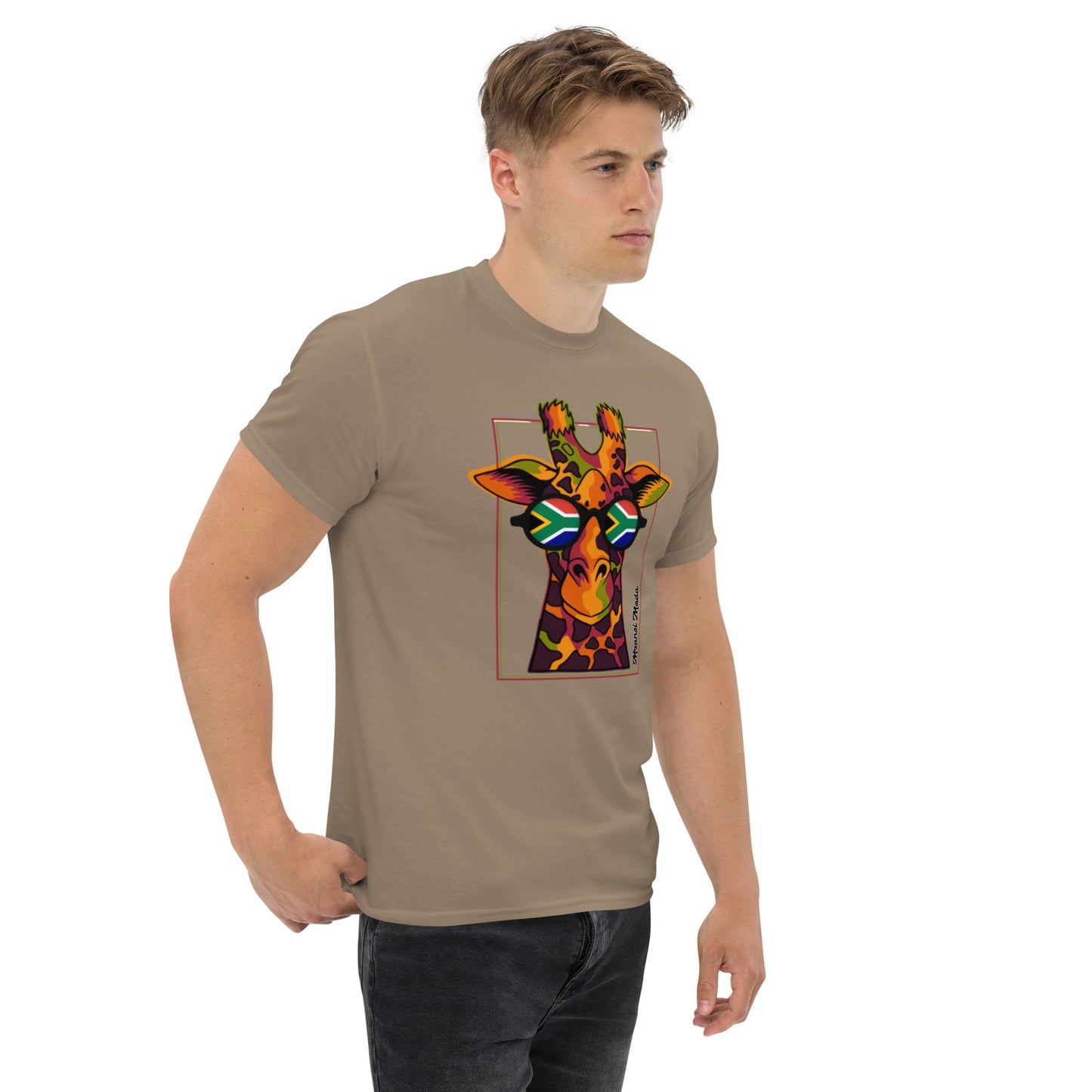 Mzansi Moda SA Giraffe Glasses Unisex classic tee