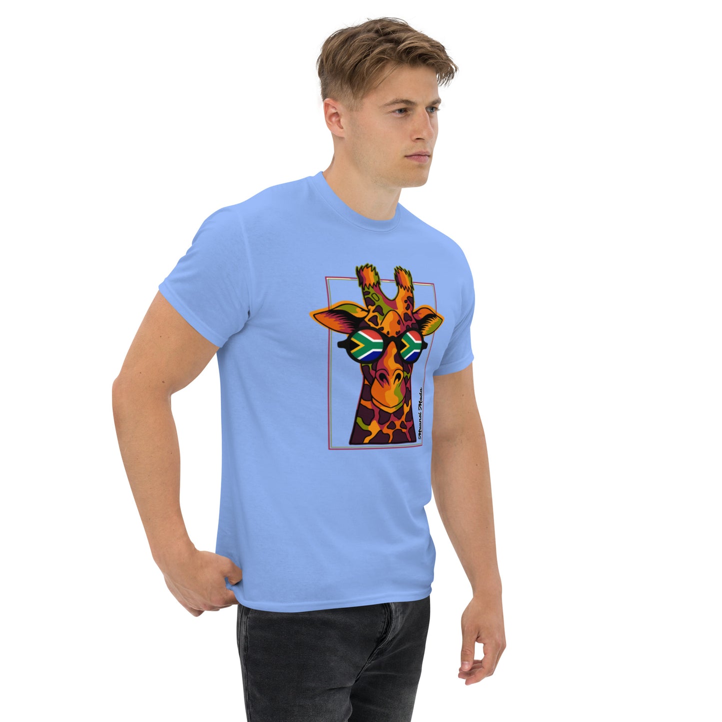 Mzansi Moda SA Giraffe Glasses Unisex classic tee