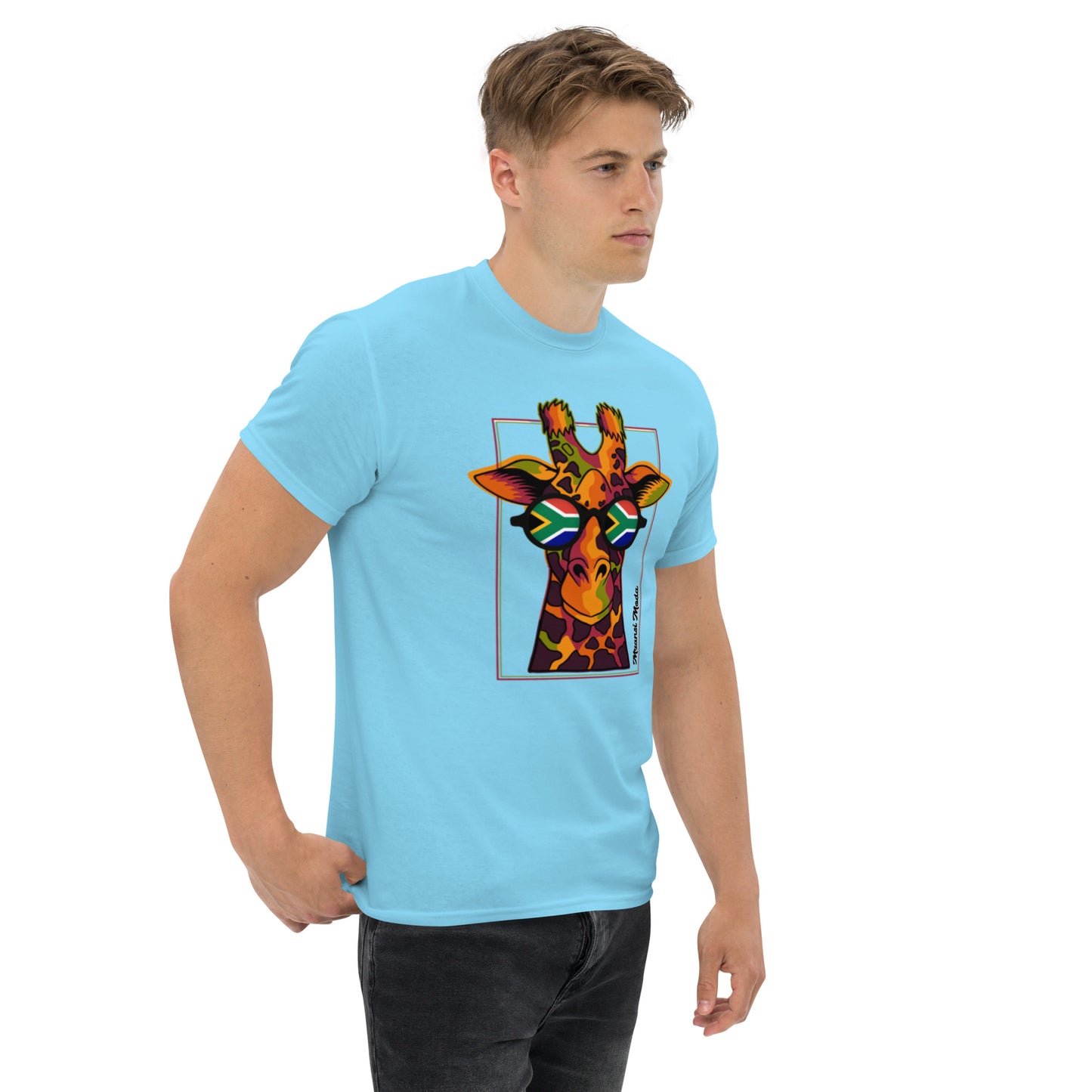 Mzansi Moda SA Giraffe Glasses Unisex classic tee