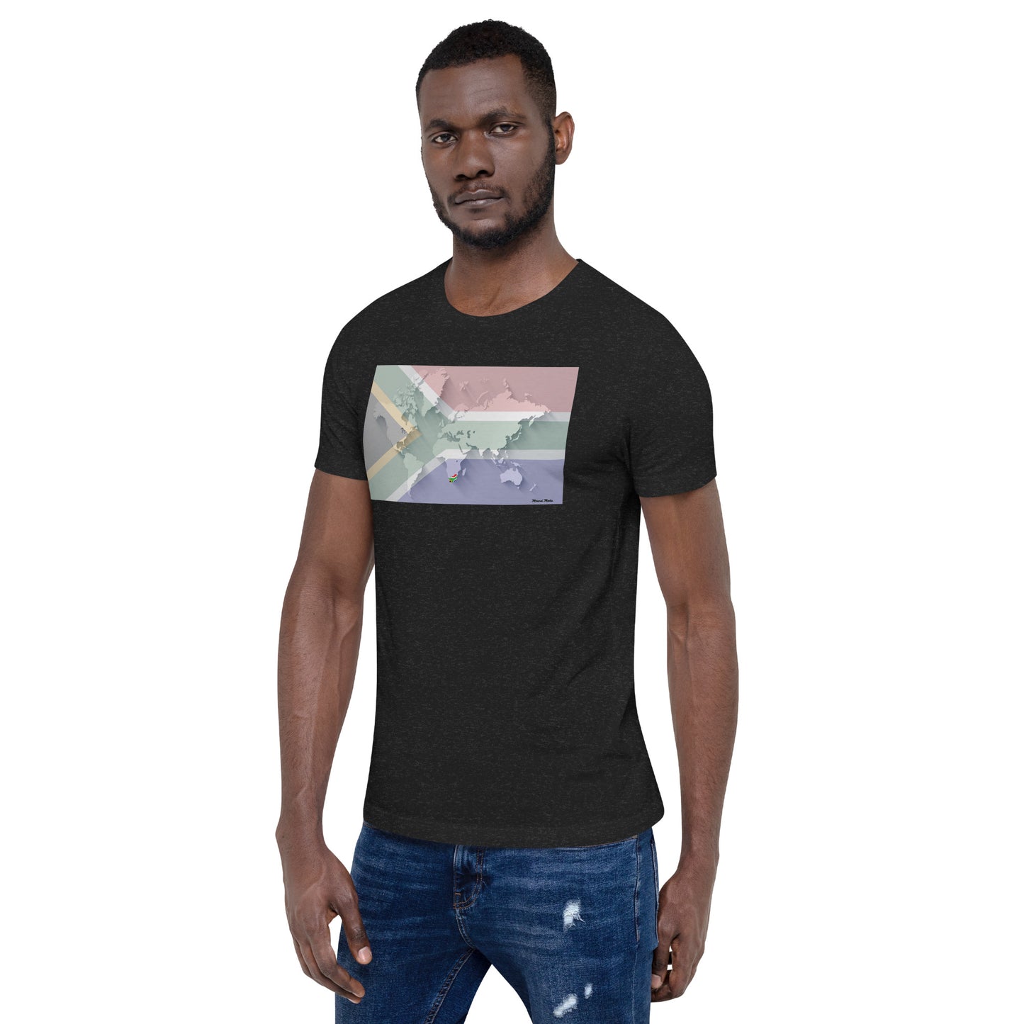 SA Flag World Unisex t-shirt