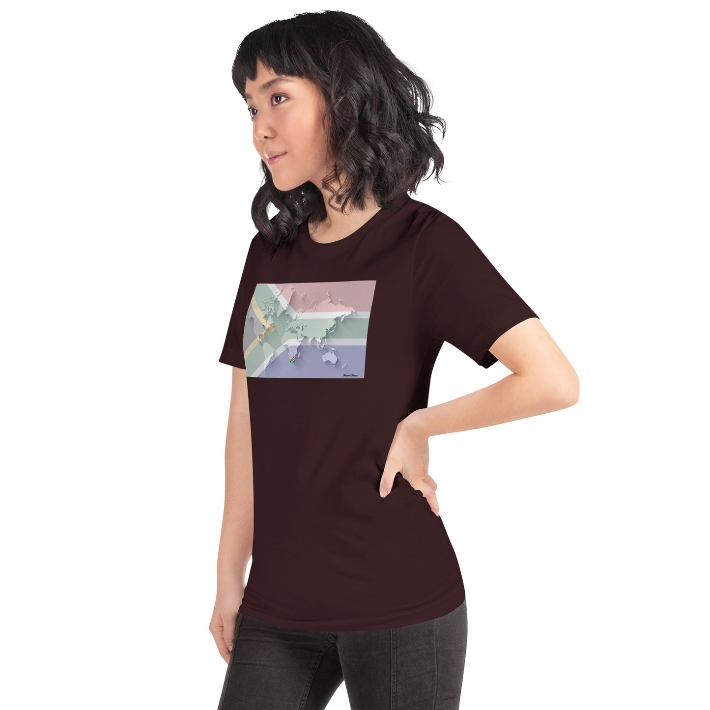 SA Flag World Unisex t-shirt