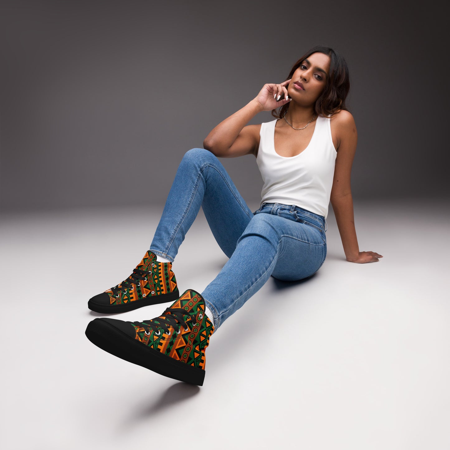Mzansi Women’s high top canvas shoes