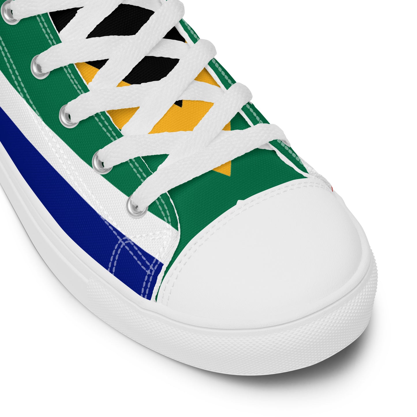 SA Flag Women’s high top canvas shoes