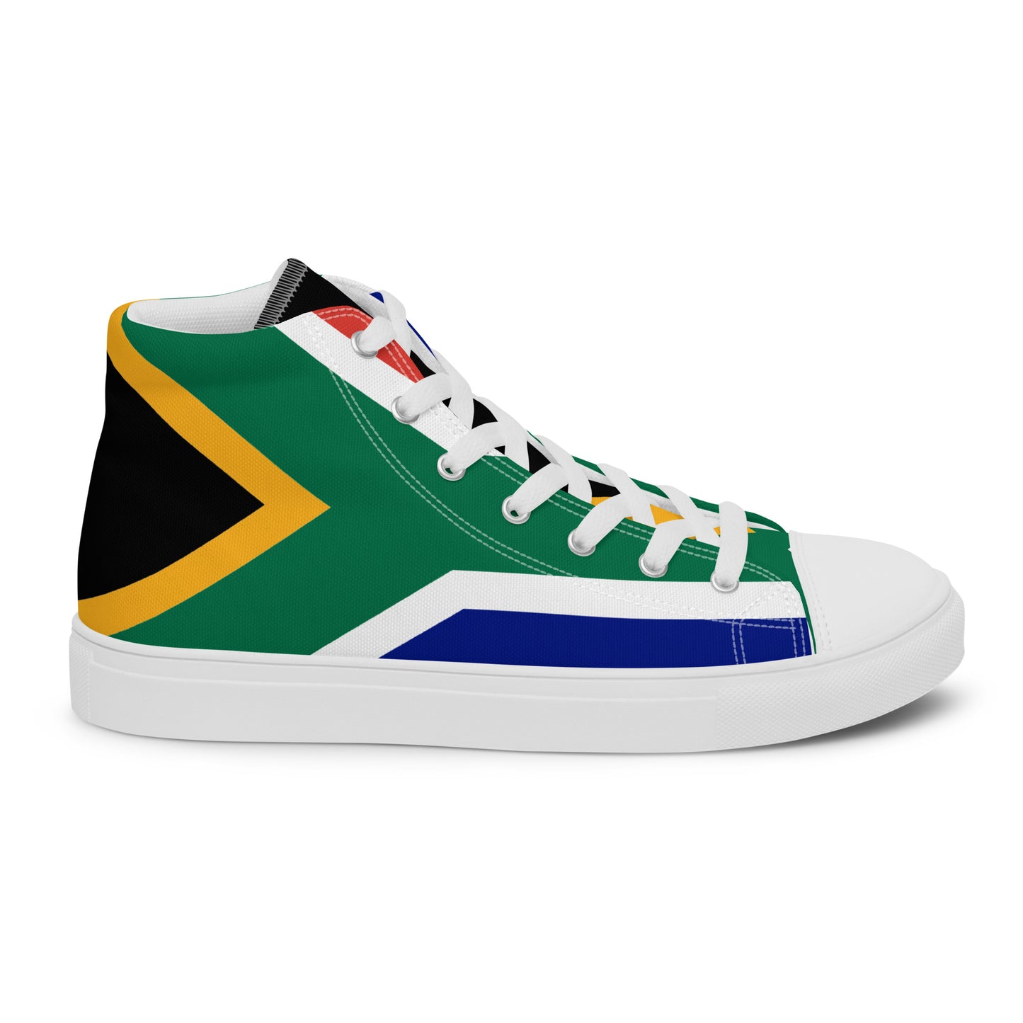 SA Flag Women’s high top canvas shoes