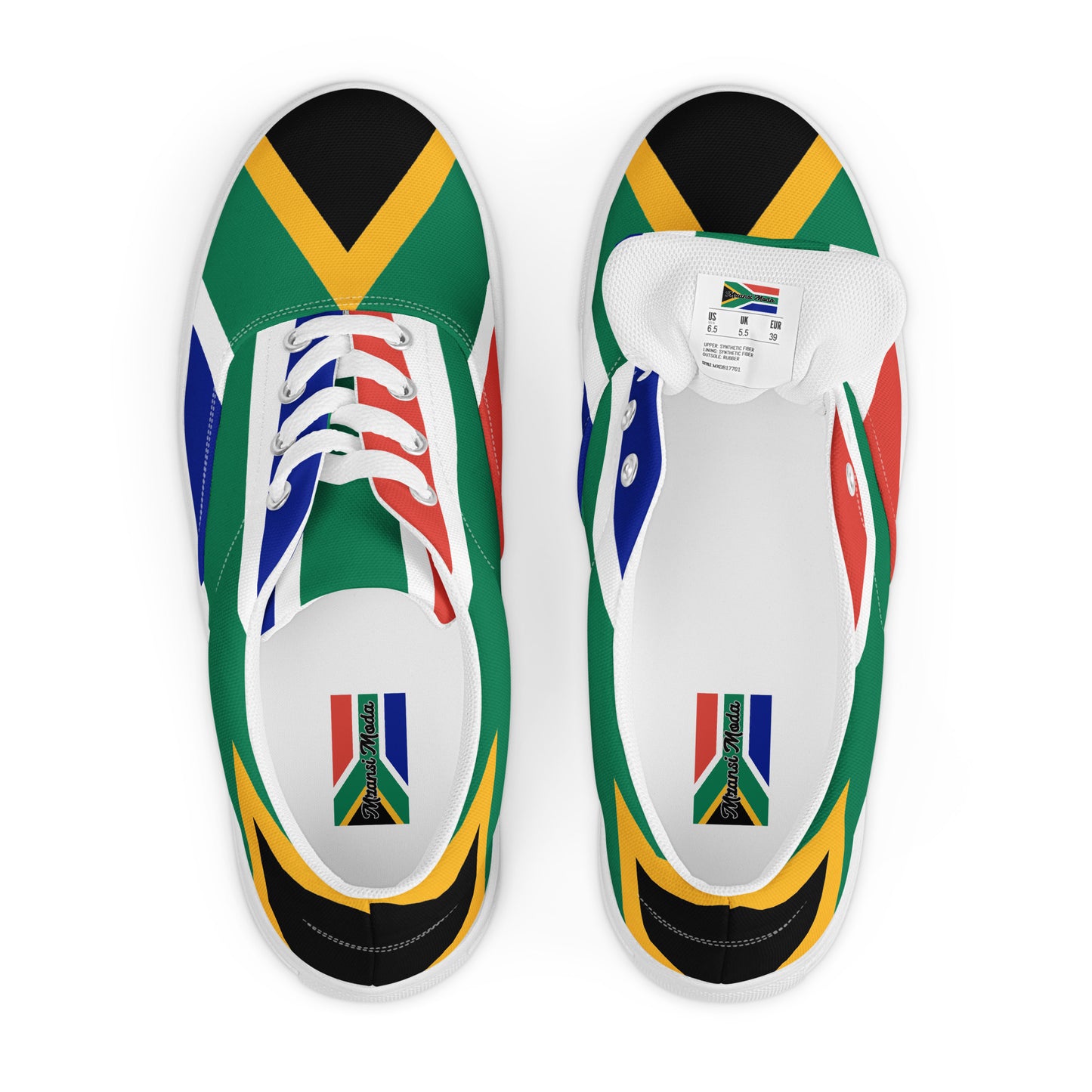 SA Flag Women’s lace-up canvas shoes