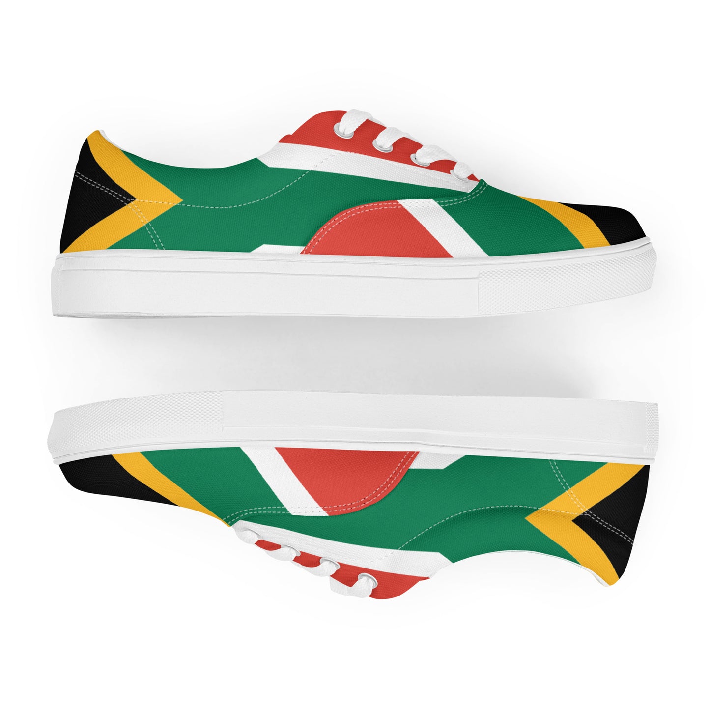 SA Flag Women’s lace-up canvas shoes